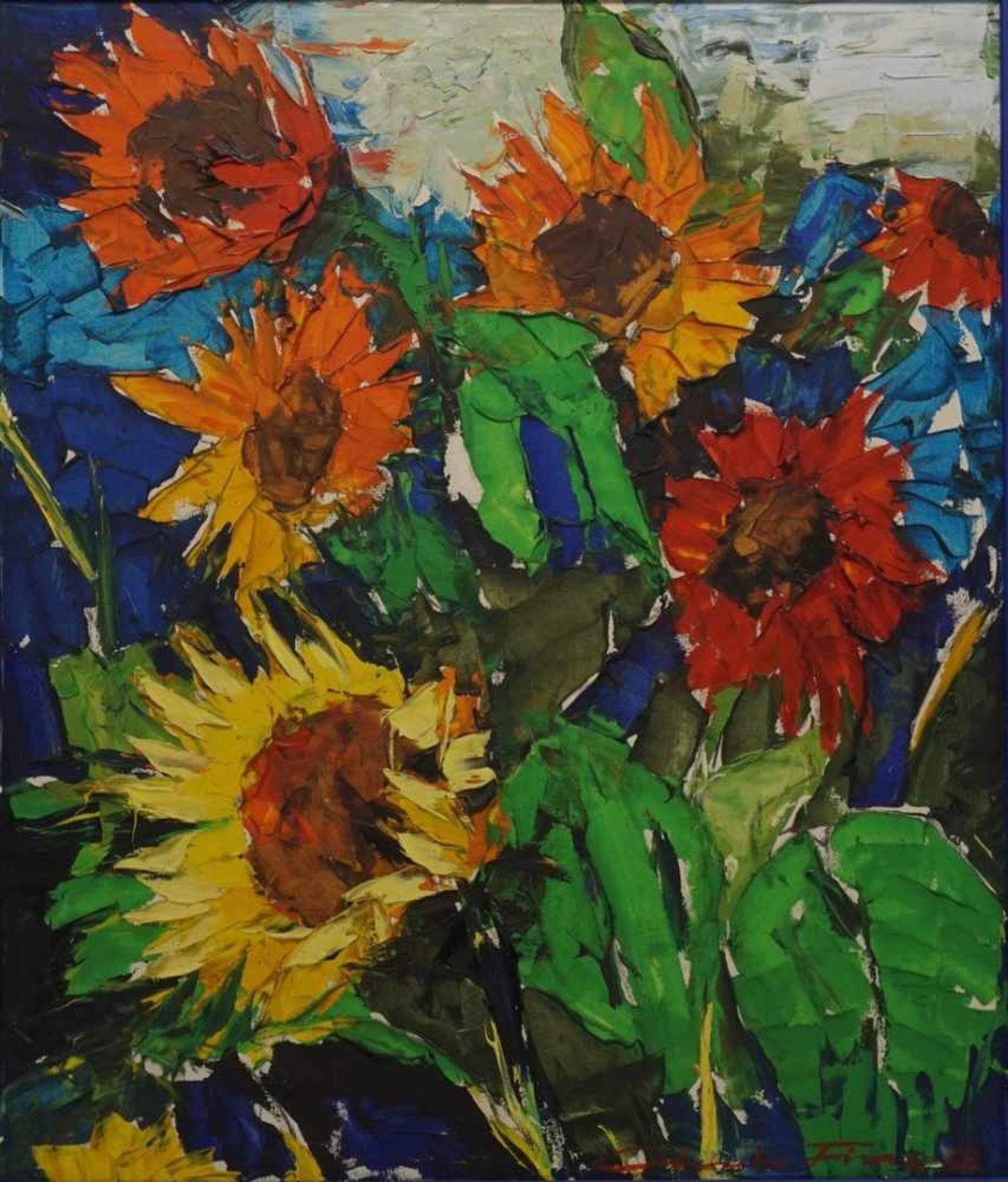 Günter Fink, "Sonnenblumen"