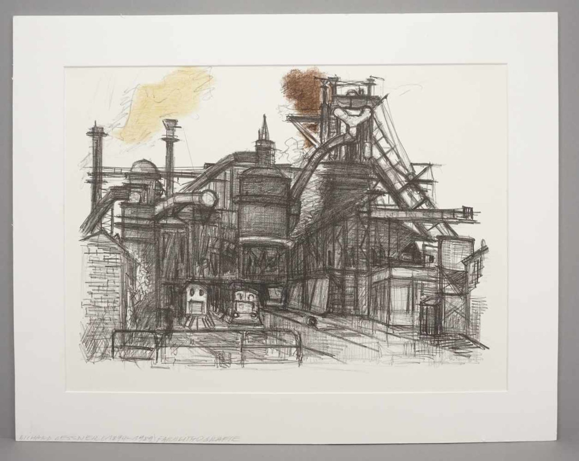 Richard Gessner, "Industriebahnhof" - Bild 2 aus 3