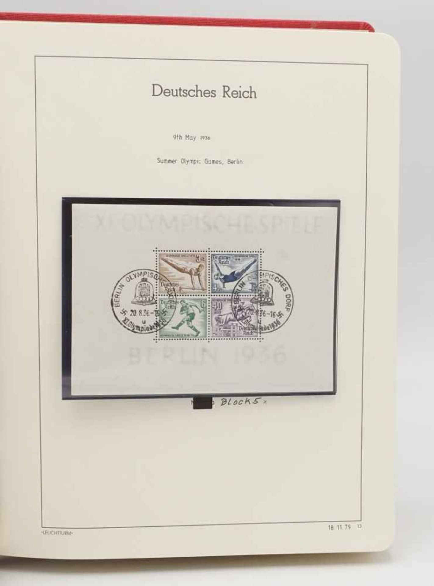 Leuchtturm Briefmarkenalbum Deutsches Reich 1933-1945 - Bild 9 aus 38