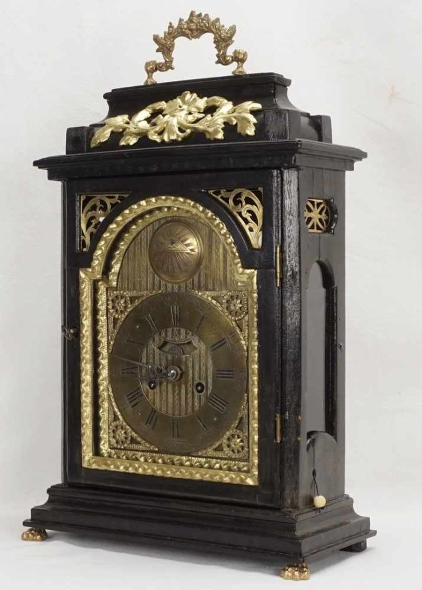 Pendule / Freimauerer Uhr mit allsehenden Auge, 2. Hälfte 18. Jh.