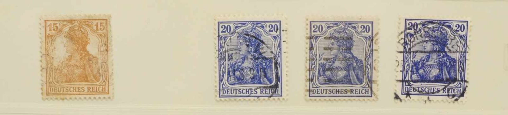 Briefmarken Deutsches Reich, 1872-1932 im Album - Bild 38 aus 69