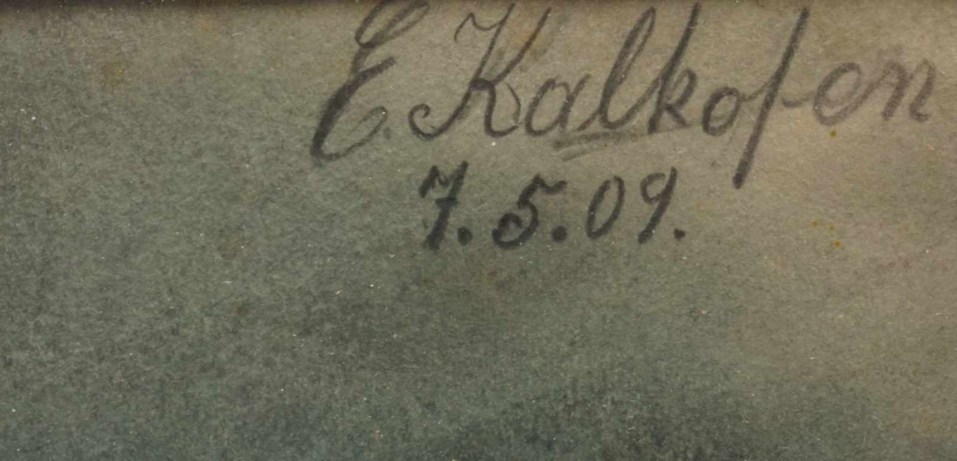 E. Kalkofen, "Bücher-Stillleben" - Image 4 of 4