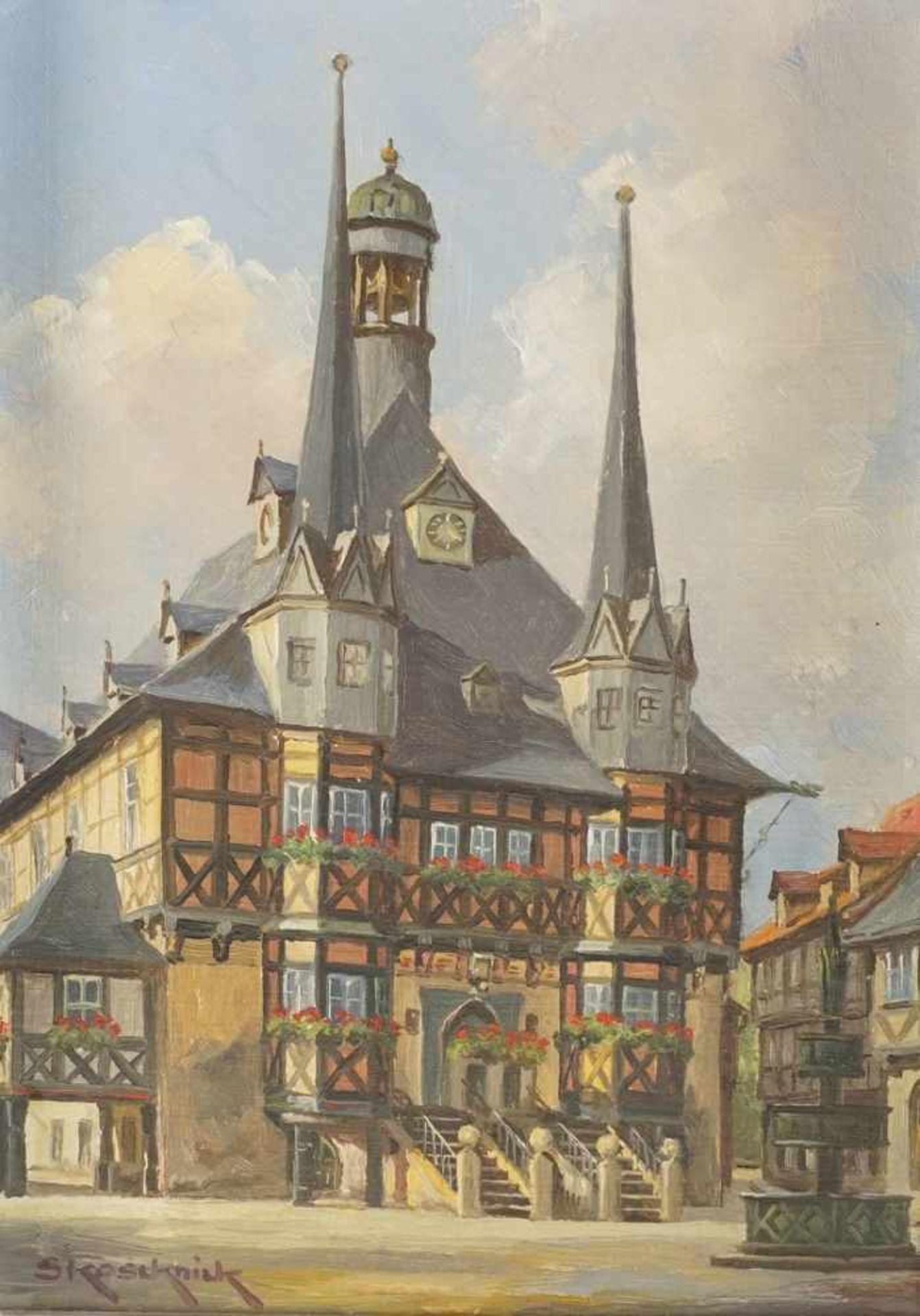 Siegfried Koschnick, "Rathaus Wernigerode"