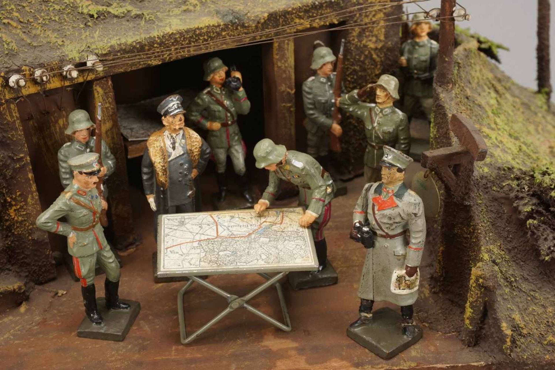 Lineol Diorama großer Generalstab mit Herman Göring - Bild 3 aus 6