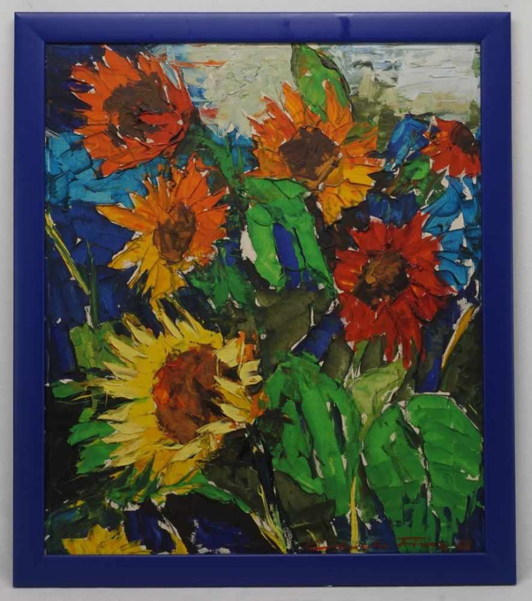 Günter Fink, "Sonnenblumen" - Image 2 of 4