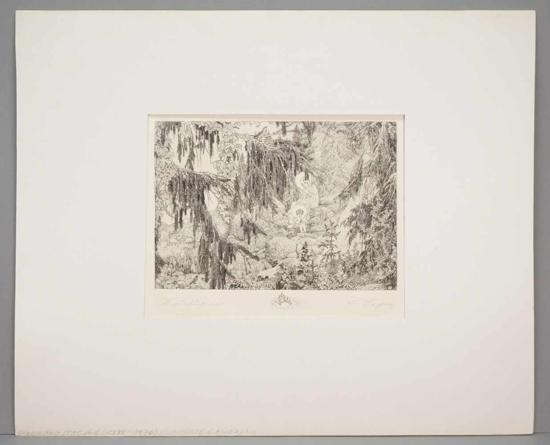 Ferdinand Staeger, "Waldlegende" - Bild 2 aus 4