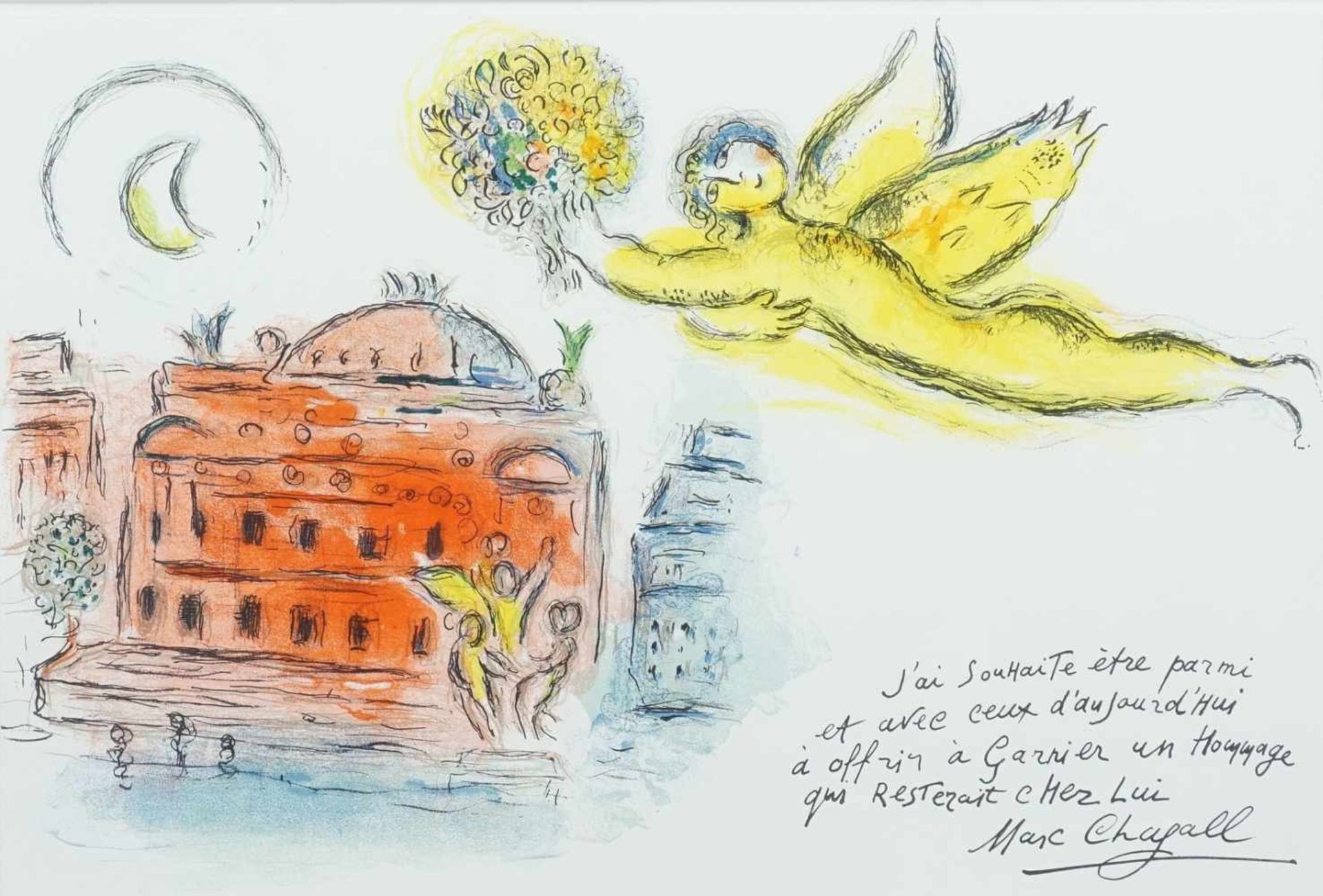 Marc Chagall, "Hommage an Garnier"