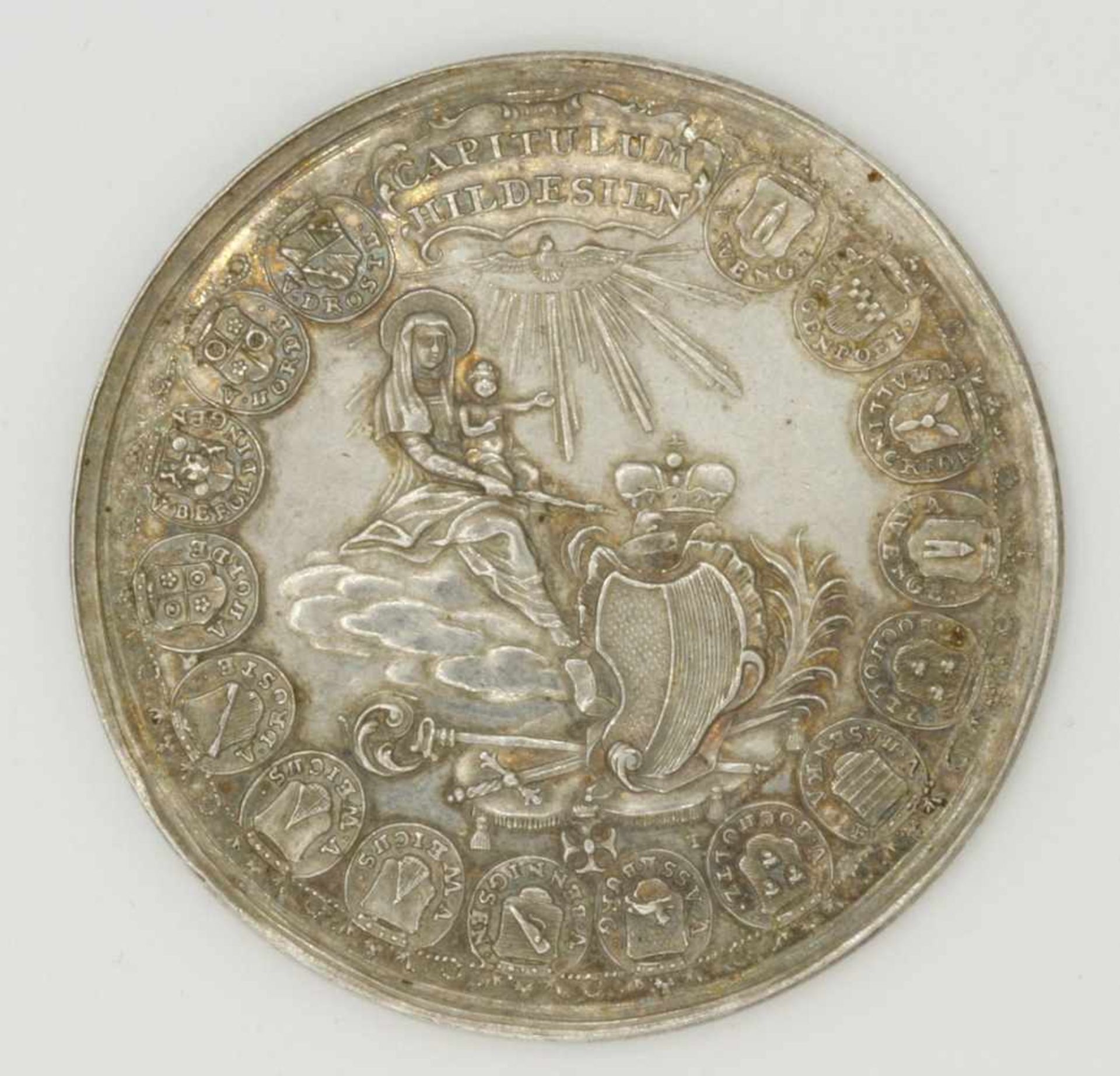 Silbermedaille "SEDISVAKANZ" Bistum Hildesheim, 1761