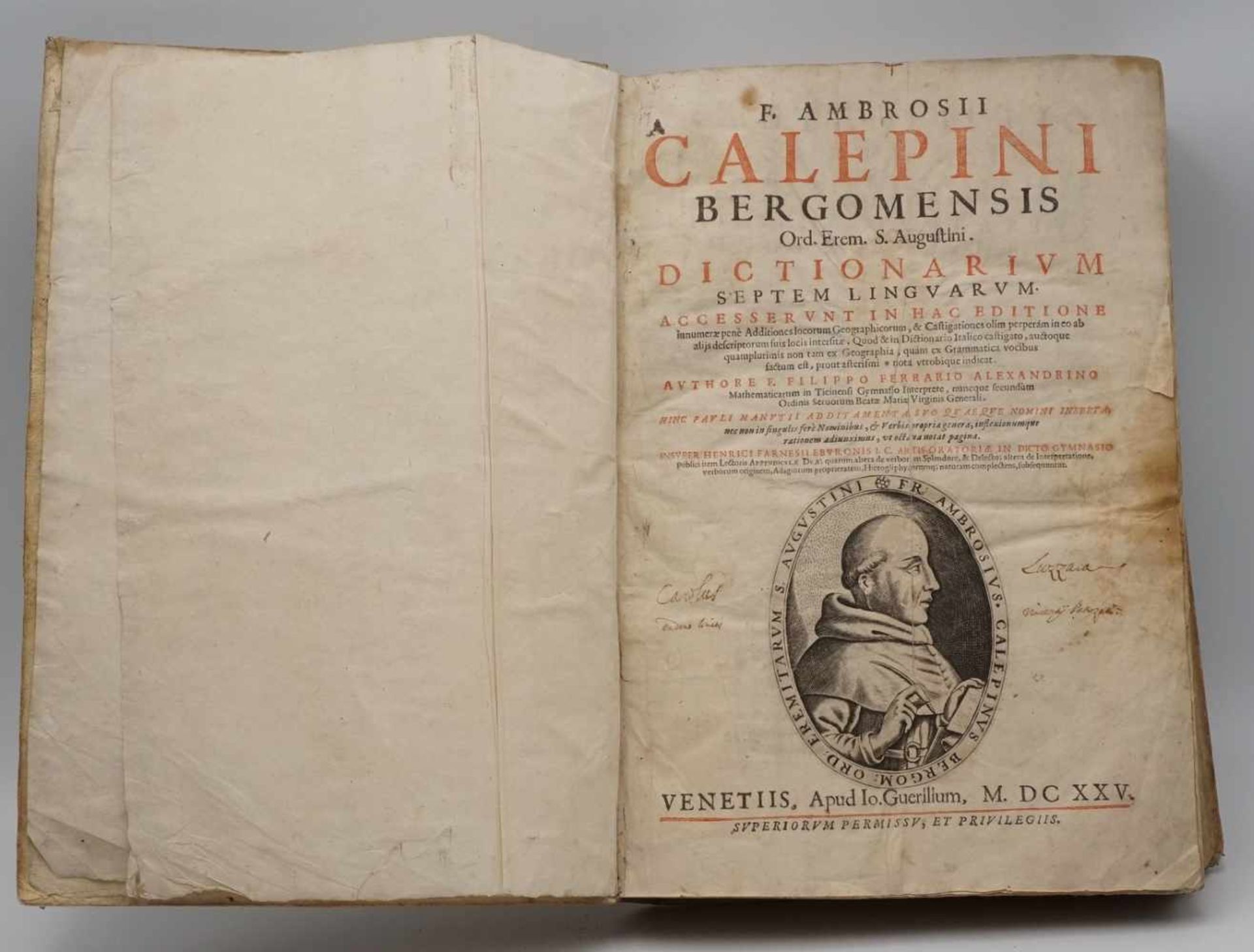 Ambrosius Calepinus, "Dictionarium septem linguarum"