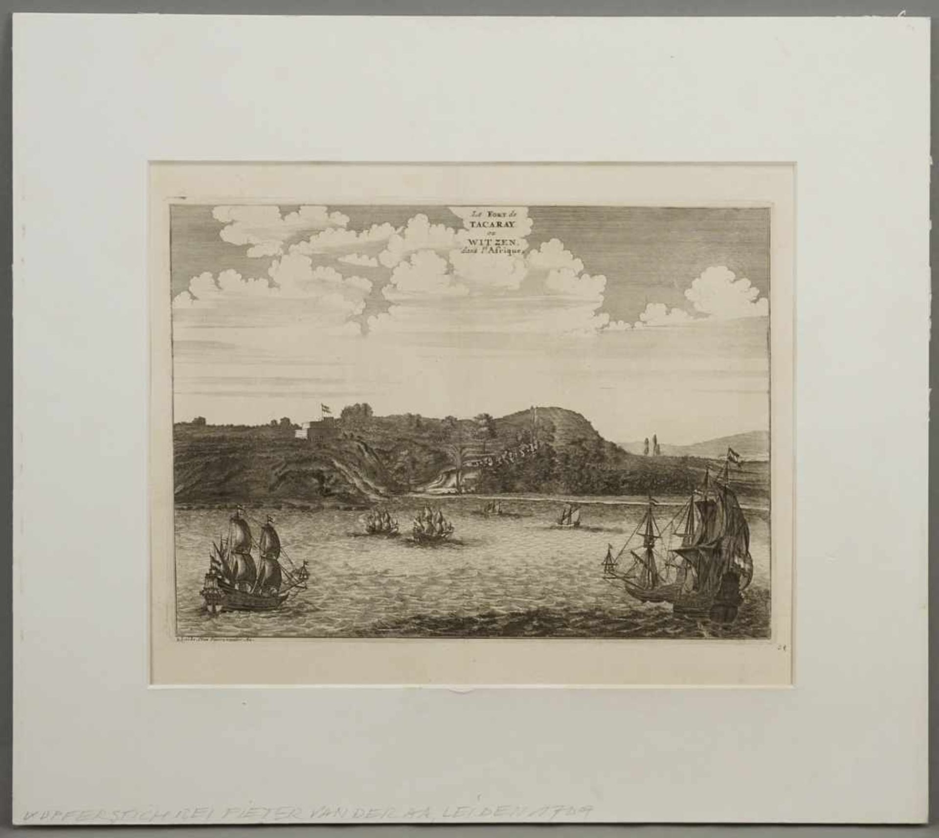 Pieter van der Aa, "Le Fort de Tacaray ou Witzen dans l'Afrique (Festung Tacaray, Ghana, - Image 2 of 3