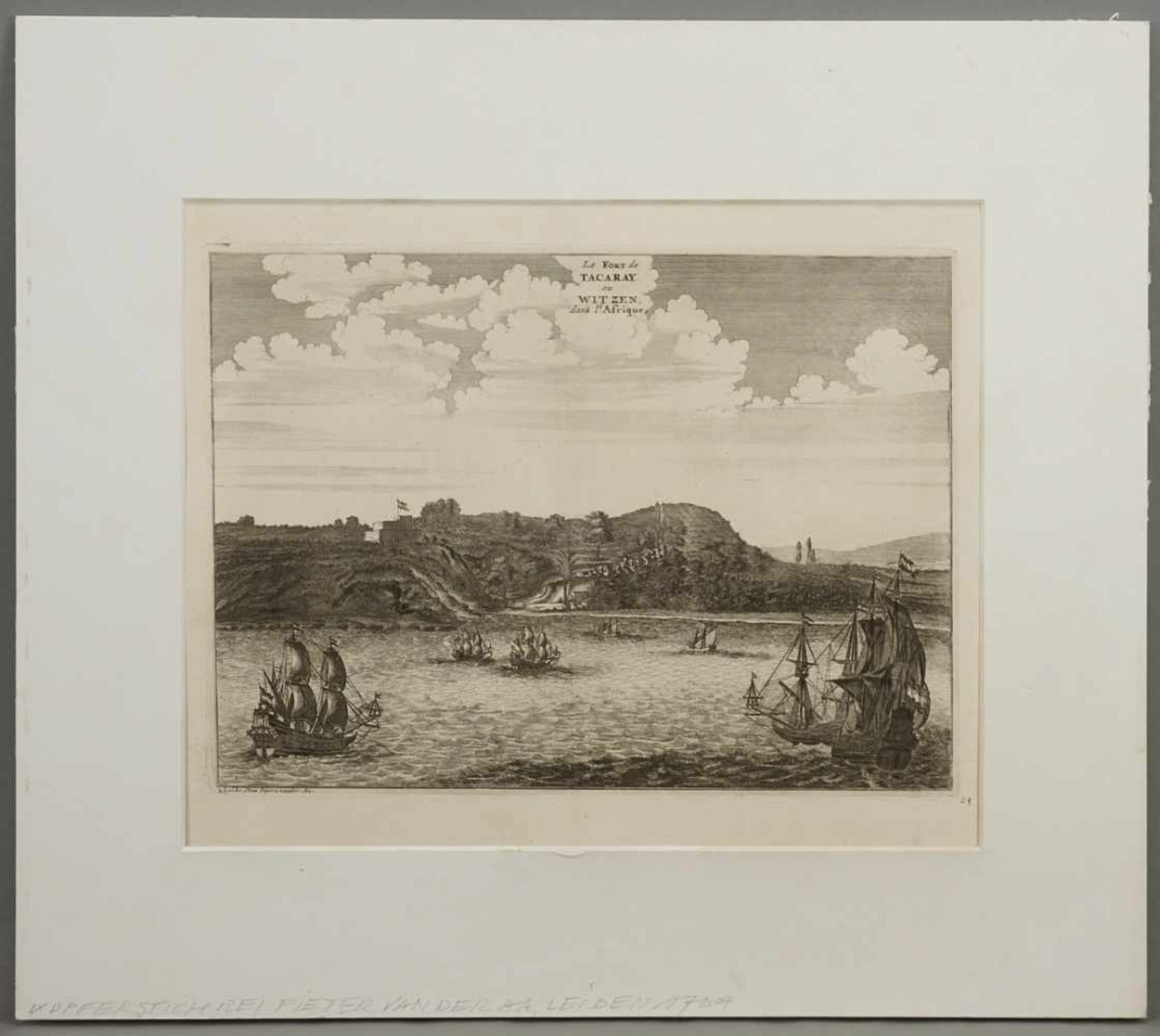 Pieter van der Aa, "Le Fort de Tacaray ou Witzen dans l'Afrique (Festung Tacaray, Ghana, - Bild 2 aus 3