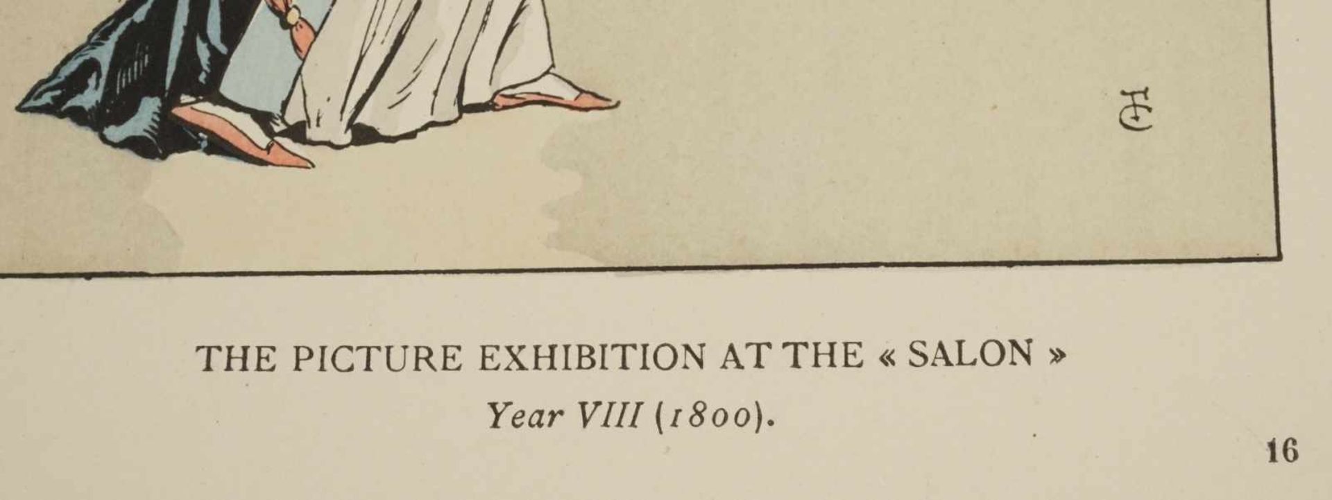 Francois Courboin, "The Picture Exhibition at the "Salon", Year VIII (1800) / (In der - Bild 4 aus 4