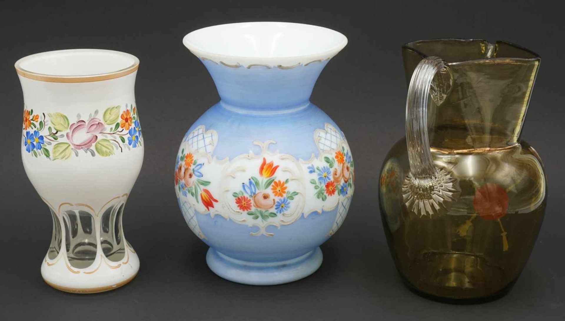 Zwei Vasen und Krug - Bild 2 aus 2