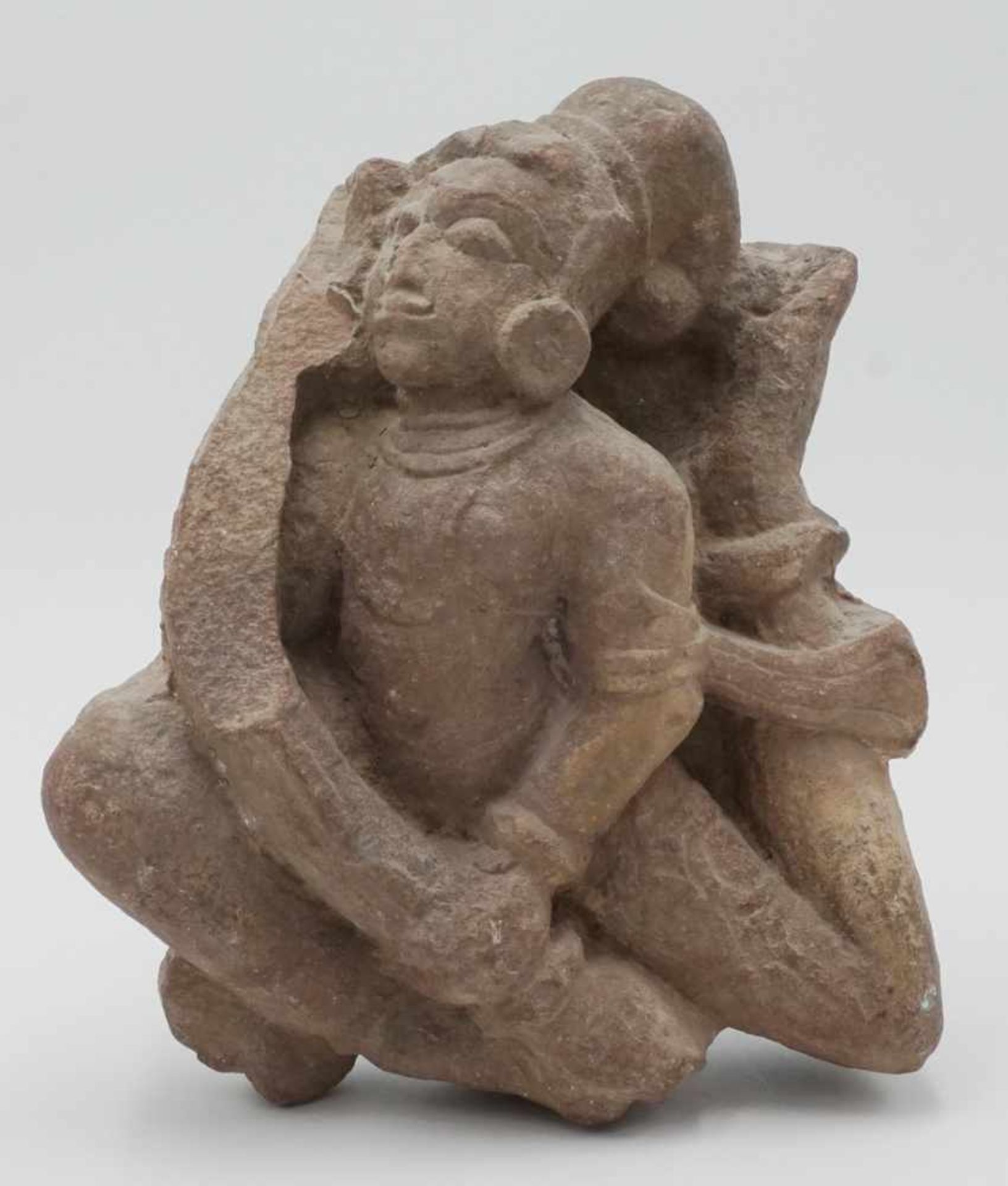 Figur eines Deva, Indien, wohl 8. Jh. n. Chr.
