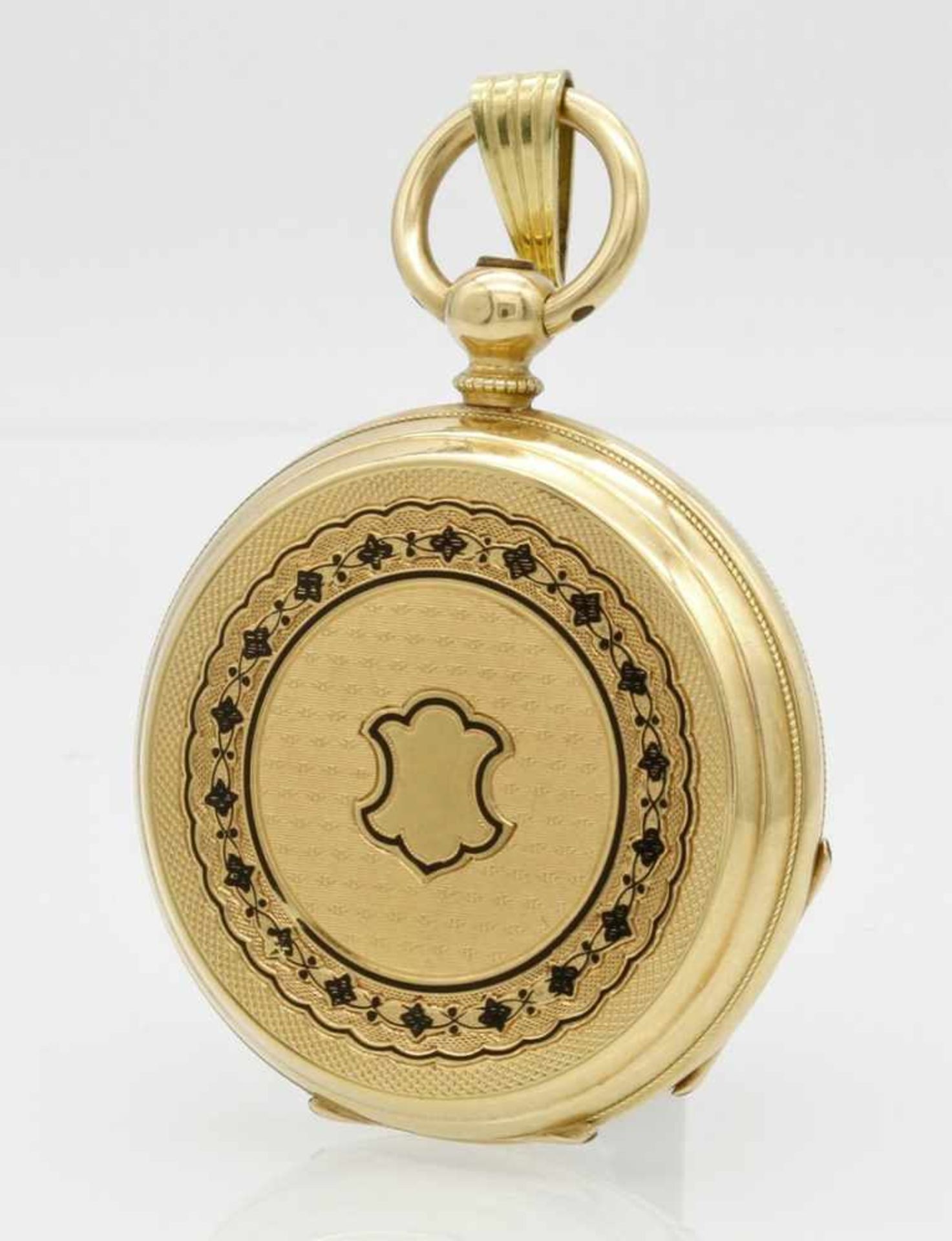 Goldene Damen Taschenuhr, um 1880 - Bild 2 aus 4