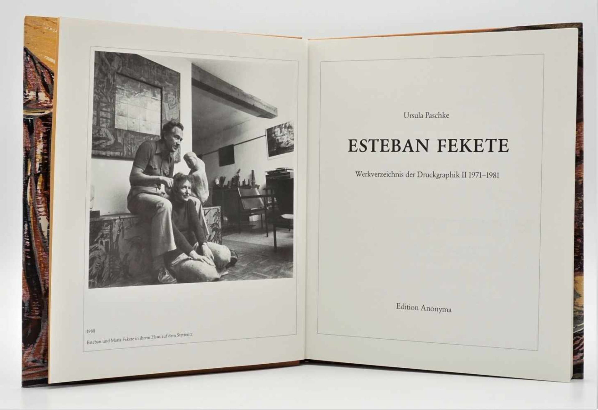 Ursula Paschke, "Esteban Fekete - Werkverzeichnis der Druckgraphik II 1971-1981" - Image 3 of 3