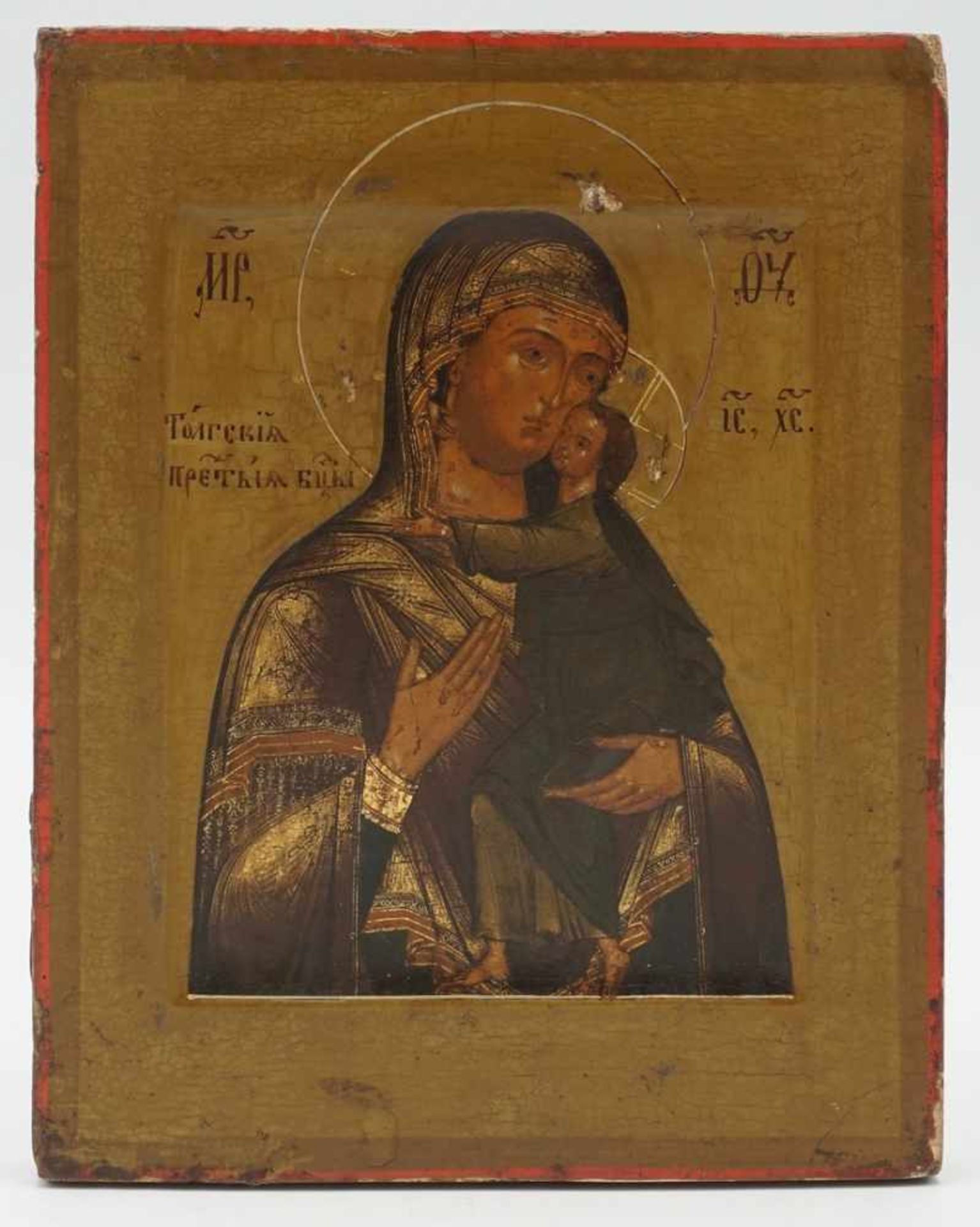 Ikone Gottesmutter von Tolga, Russland, um 1800 - Bild 2 aus 5