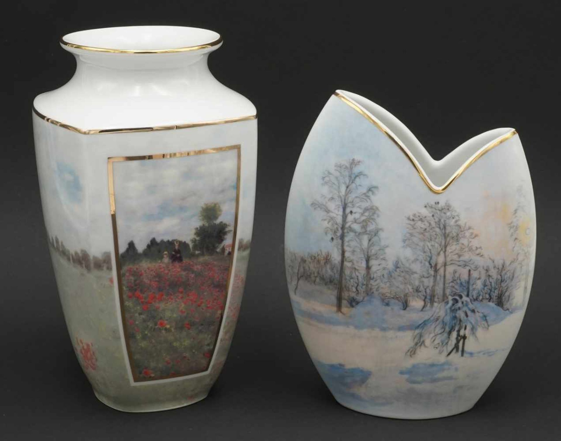 Zwei Goebel/Artis Orbis Vasen