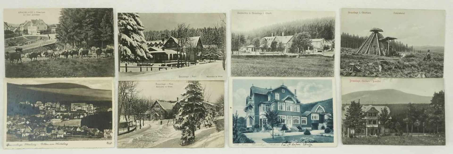 33 Historische Postkarten Braunlage - Bild 4 aus 5