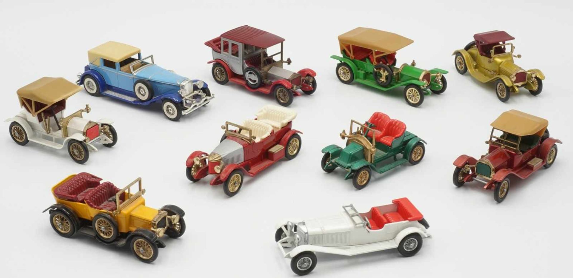 Zehn Matchbox Models of Yesteryear, 1963-1976