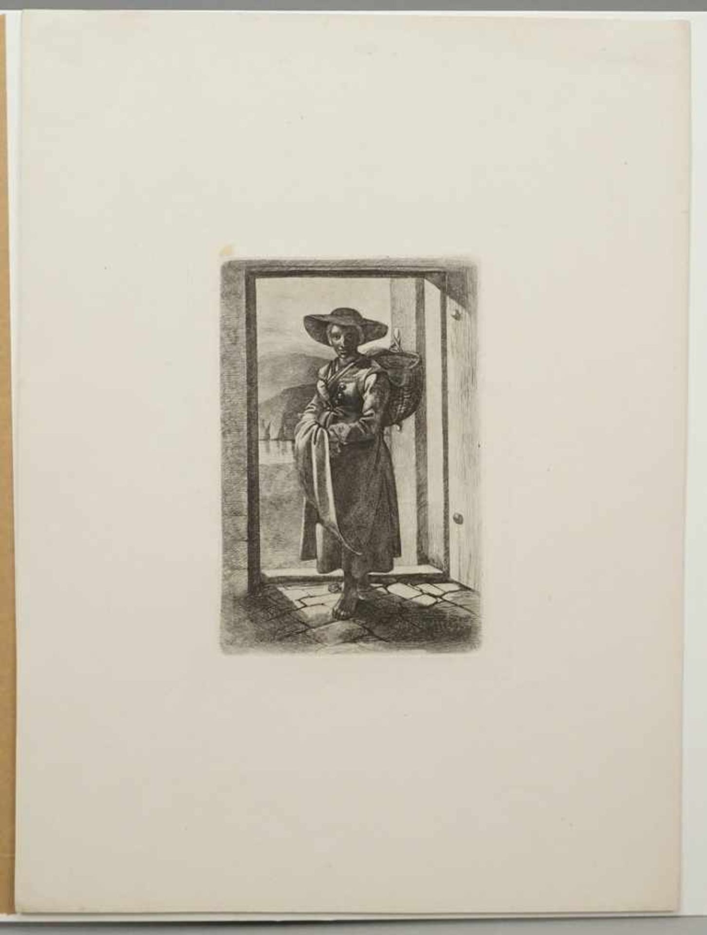 Johann Adam Klein, "Stehendes Bauernmädchen mit Kiepe" - Bild 3 aus 3