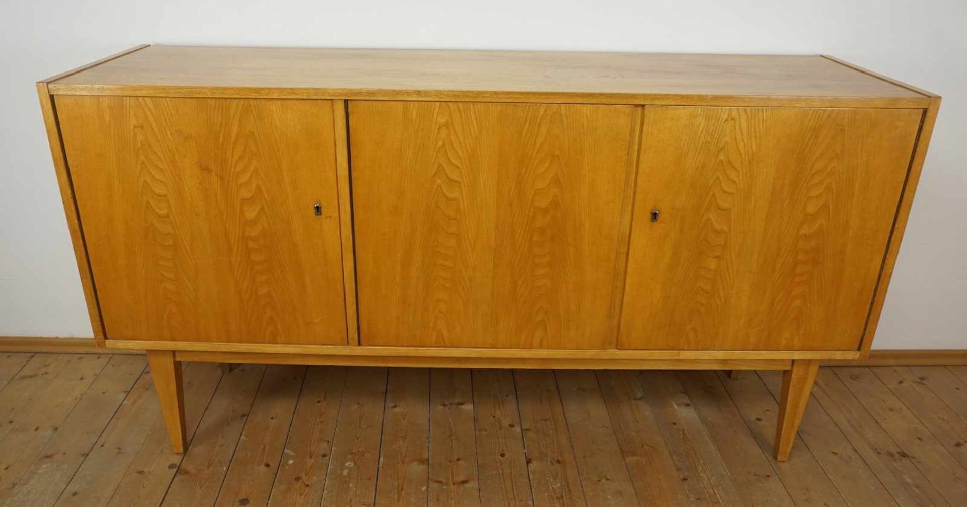 Hellerau Anrichte / Sideboard, Senesche furniert