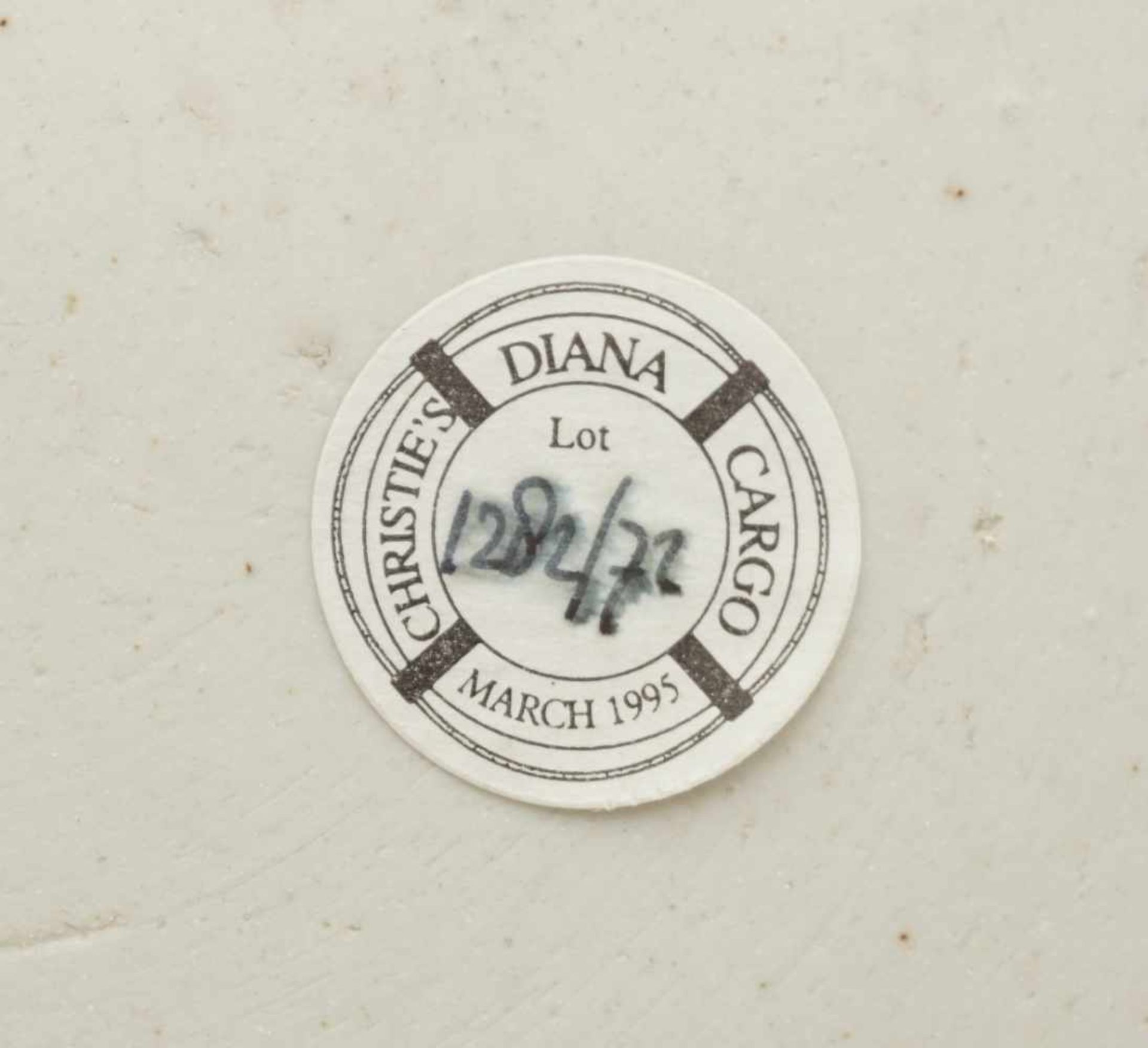 Teller aus dem Wrack der "Diana", um 1816 - Image 3 of 3