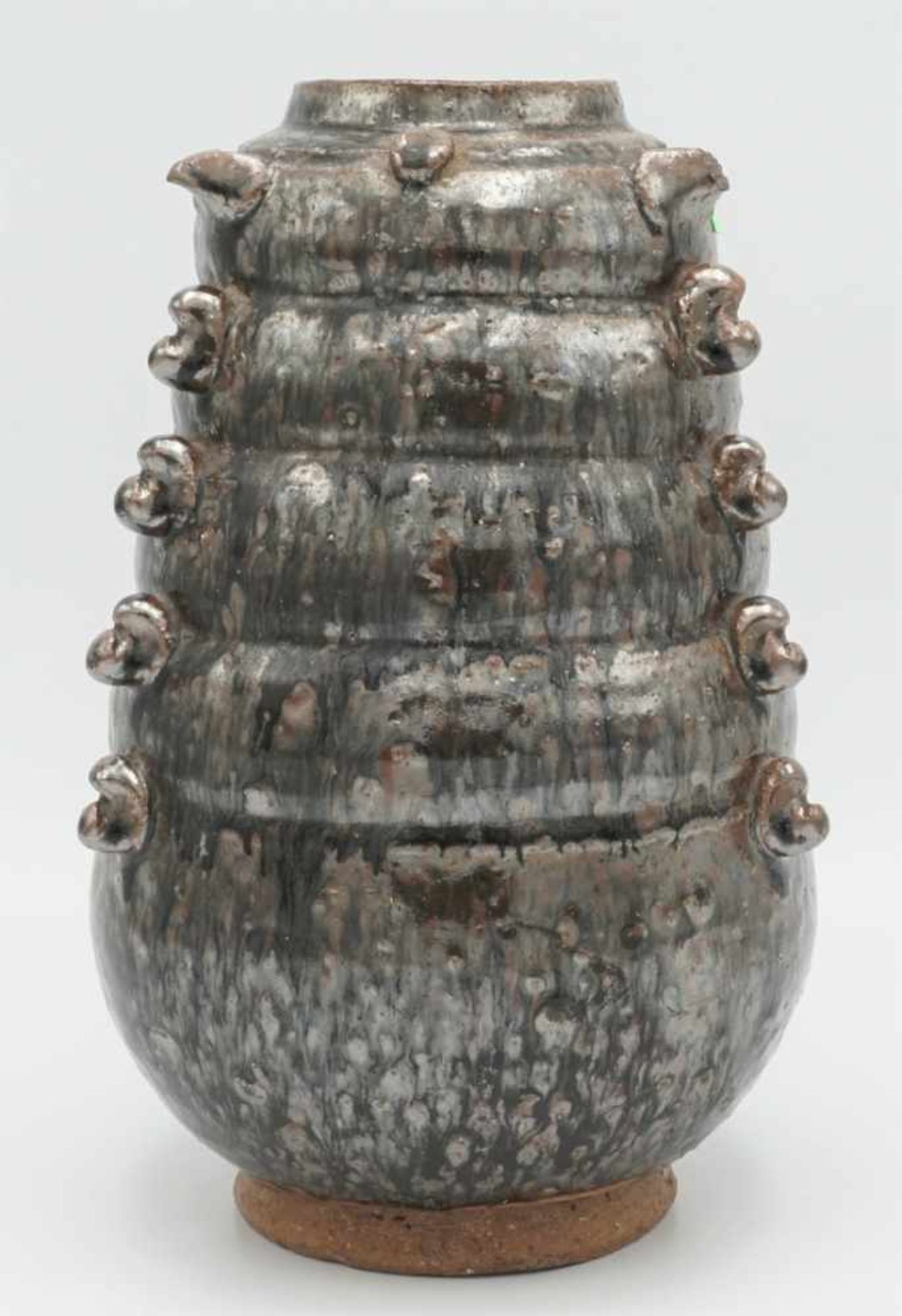 Vase mit Hasenfell-Glasur, China, wohl Sung-Zeit (960 - 1279 n.Chr.)