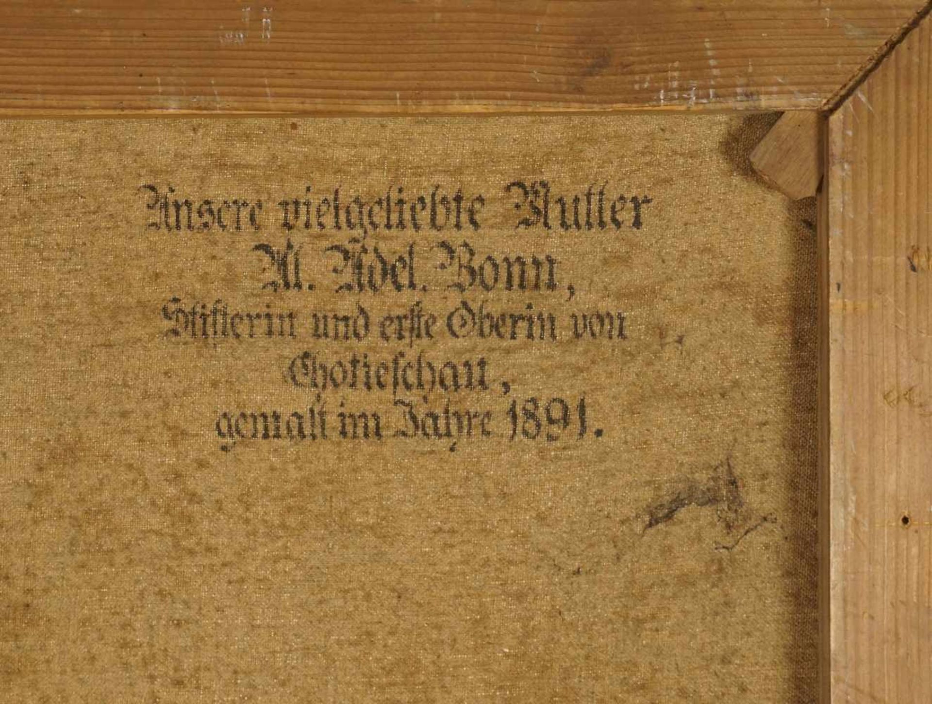 Jules Ruinart de Brimont, "Priorin Adel. Bonn des Klosters Chotieschau (Chotesov) bei Pilsen" - Bild 5 aus 5