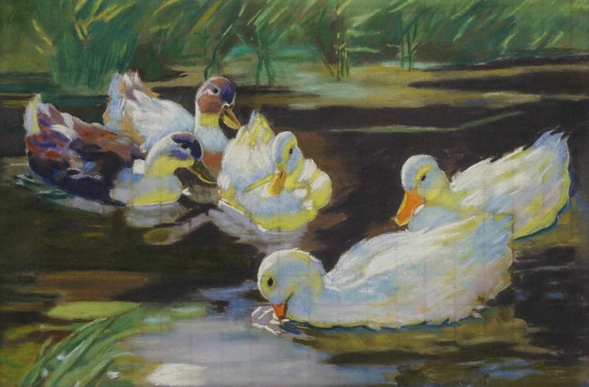 Karl Siehlhardt, "Enten im Teich" - Bild 3 aus 3