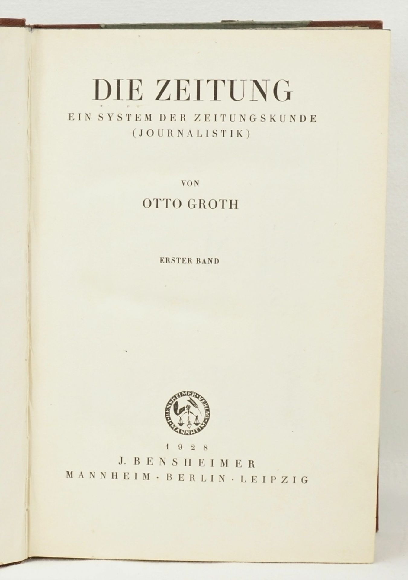 Otto Groth, "Die Zeitung" - Bild 3 aus 3