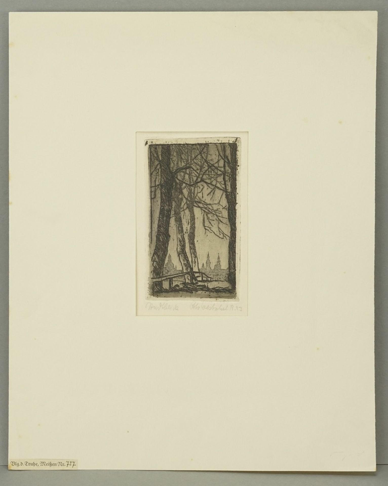 Otto Westphal, "Stadtblick (Dresden)" - Image 3 of 4