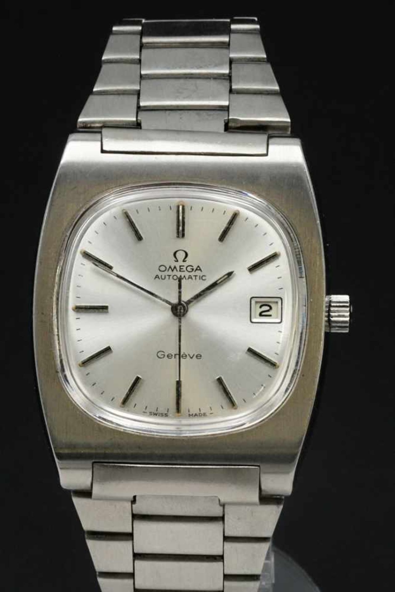 Omega Genève Armbanduhr, um 1975 - Bild 2 aus 3