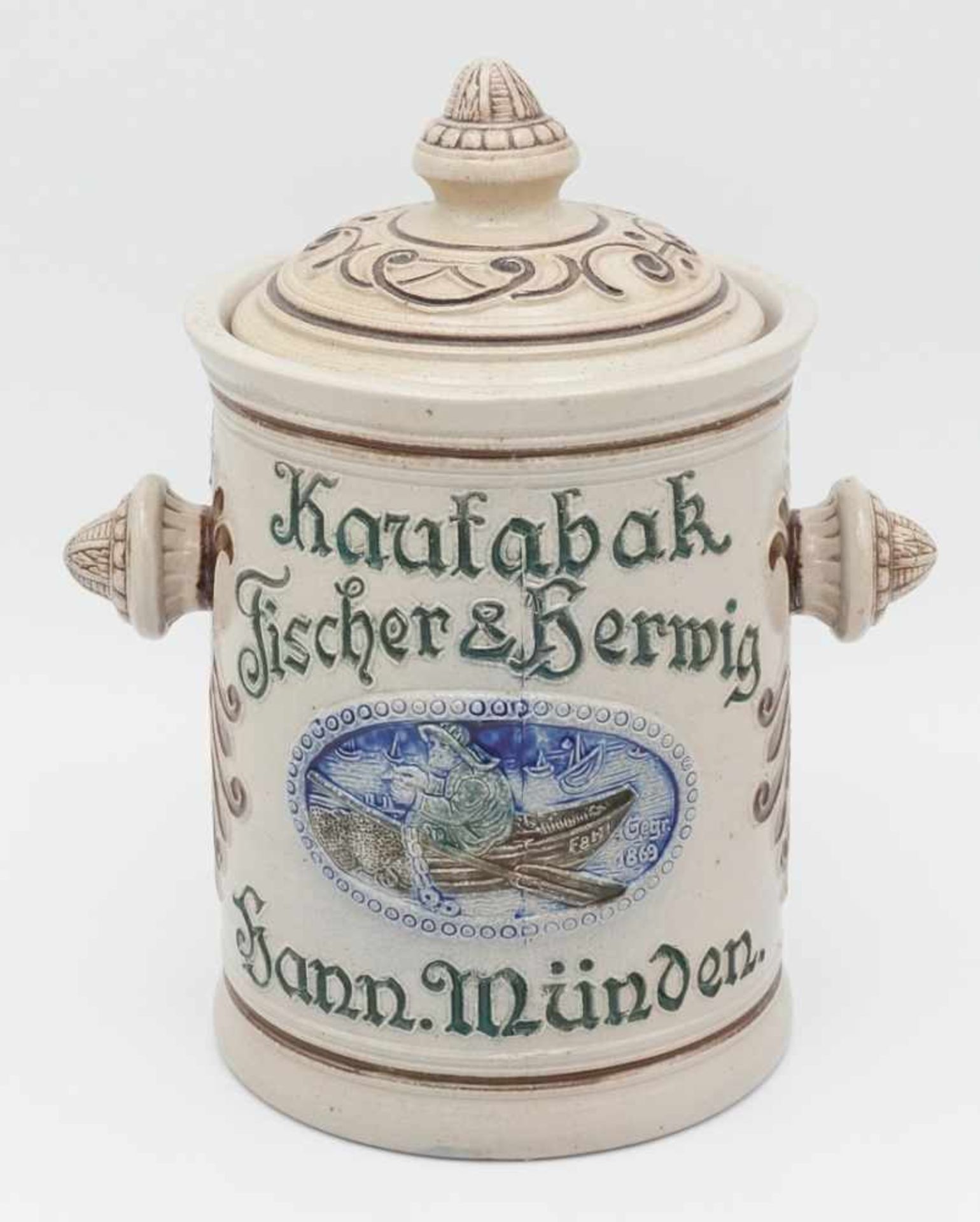 Fischer & Herwig Hann. Münden Kautabaktopf, ab 1869