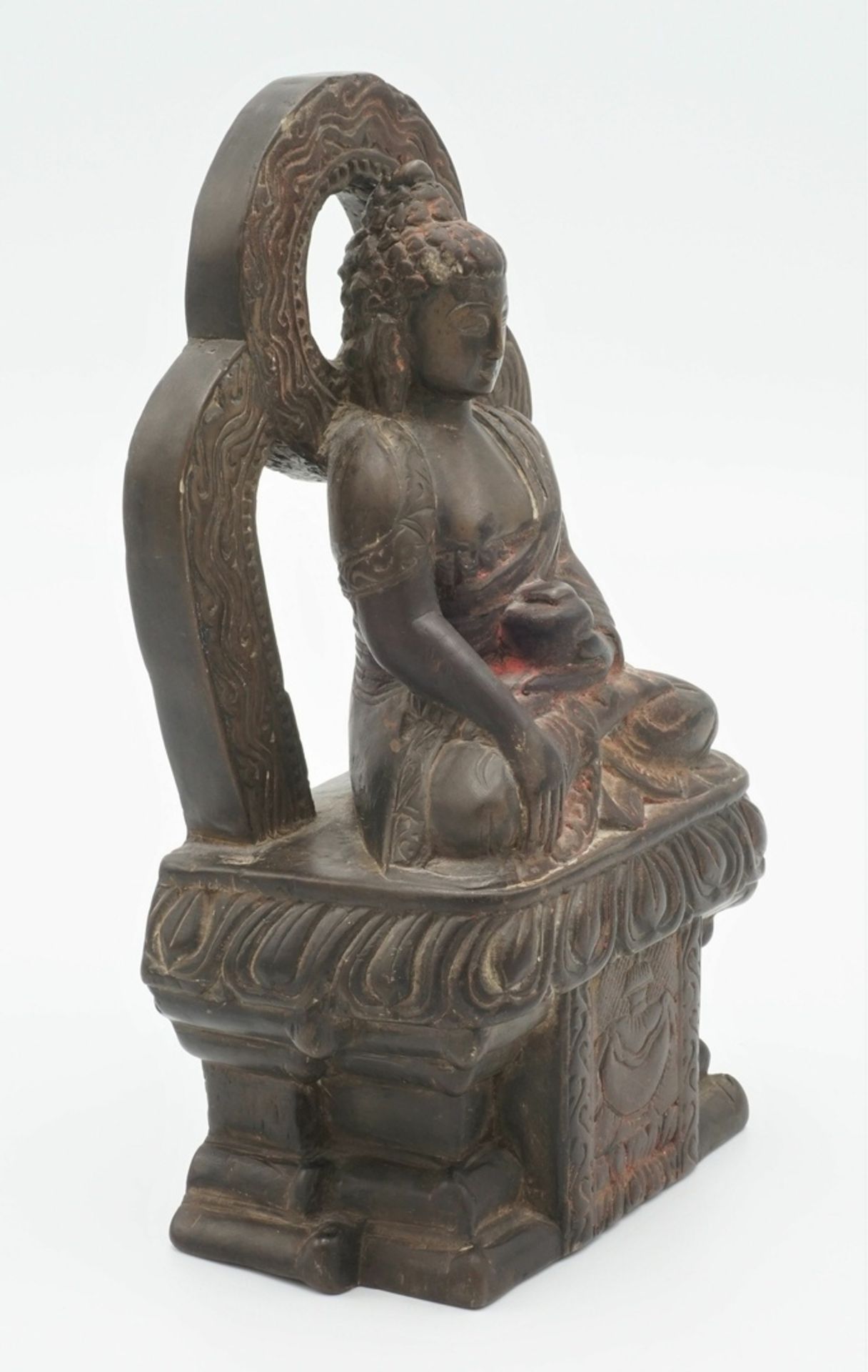 Stein Buddha, Nepal, 19. Jh. - Bild 3 aus 5