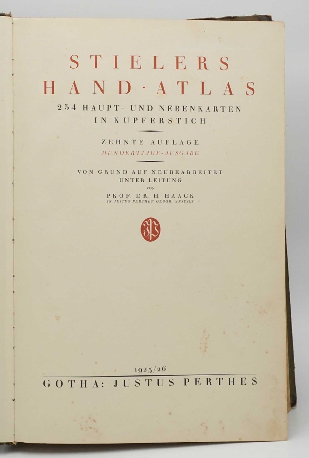 Adolf Stieler, "Stielers Hand-Atlas" - Bild 2 aus 8