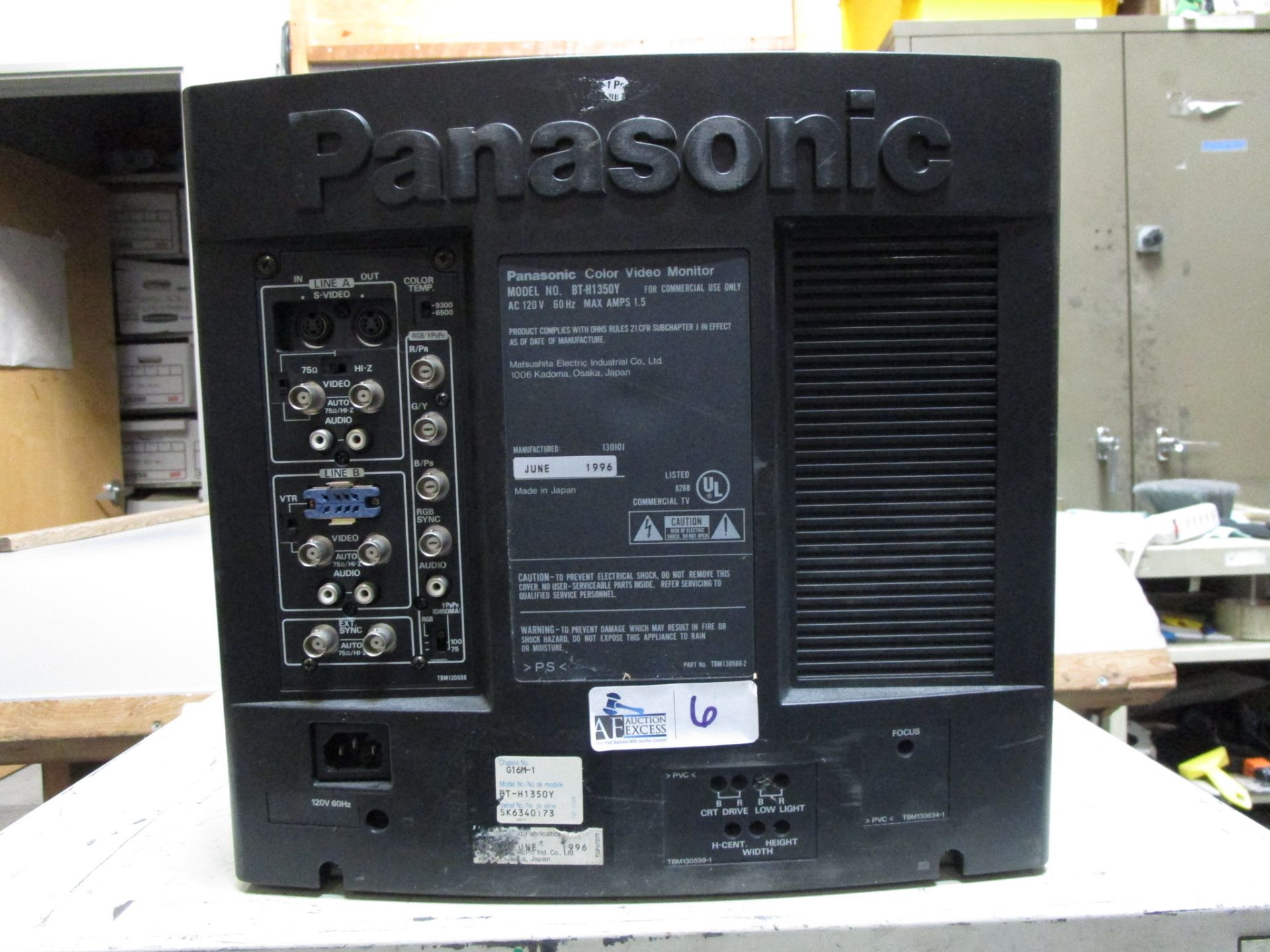 PANASONIC COLOR MONITOR - Image 2 of 2