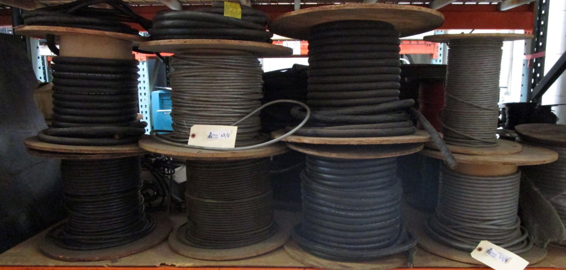 8 PARTIAL ROLLS WIRE