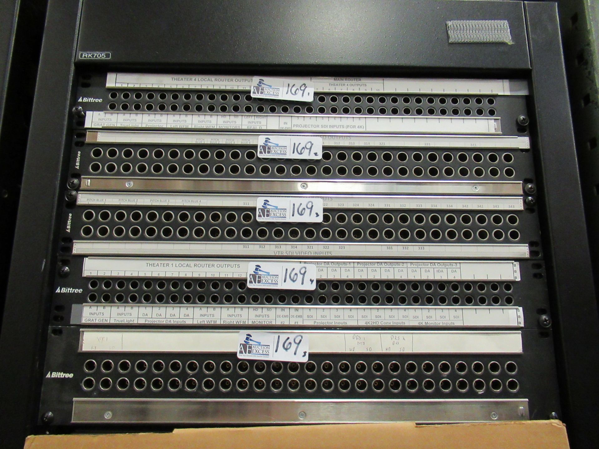 Lot of 5 Video Patchbays