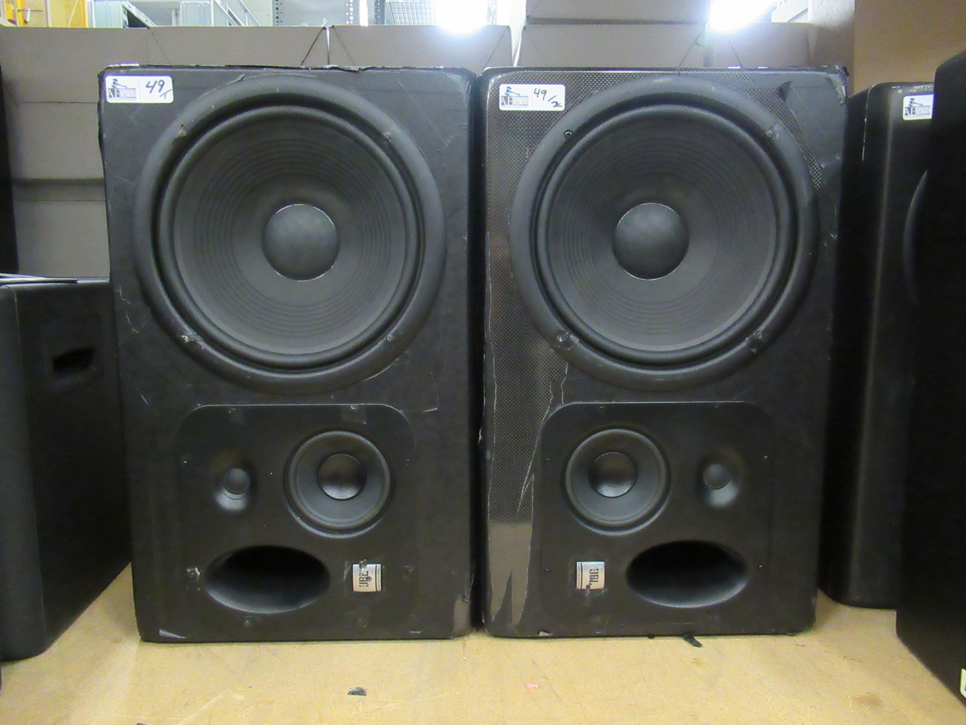 LOT OF 2 JBL LSR 32