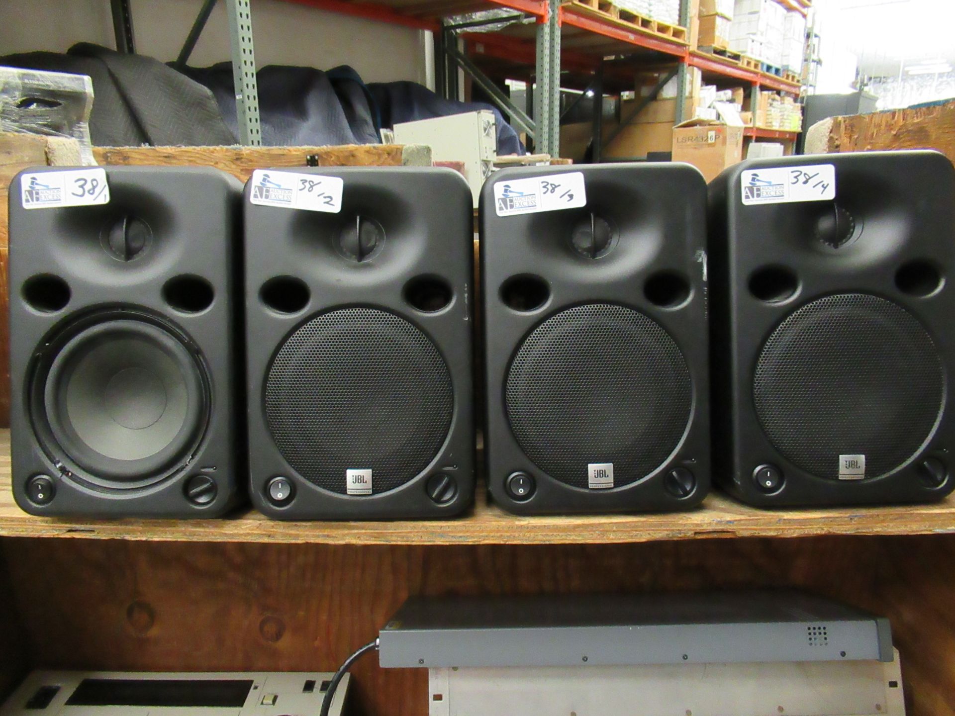 LOT OF 4 JBL LSR 6325P-1 SPEAKERS