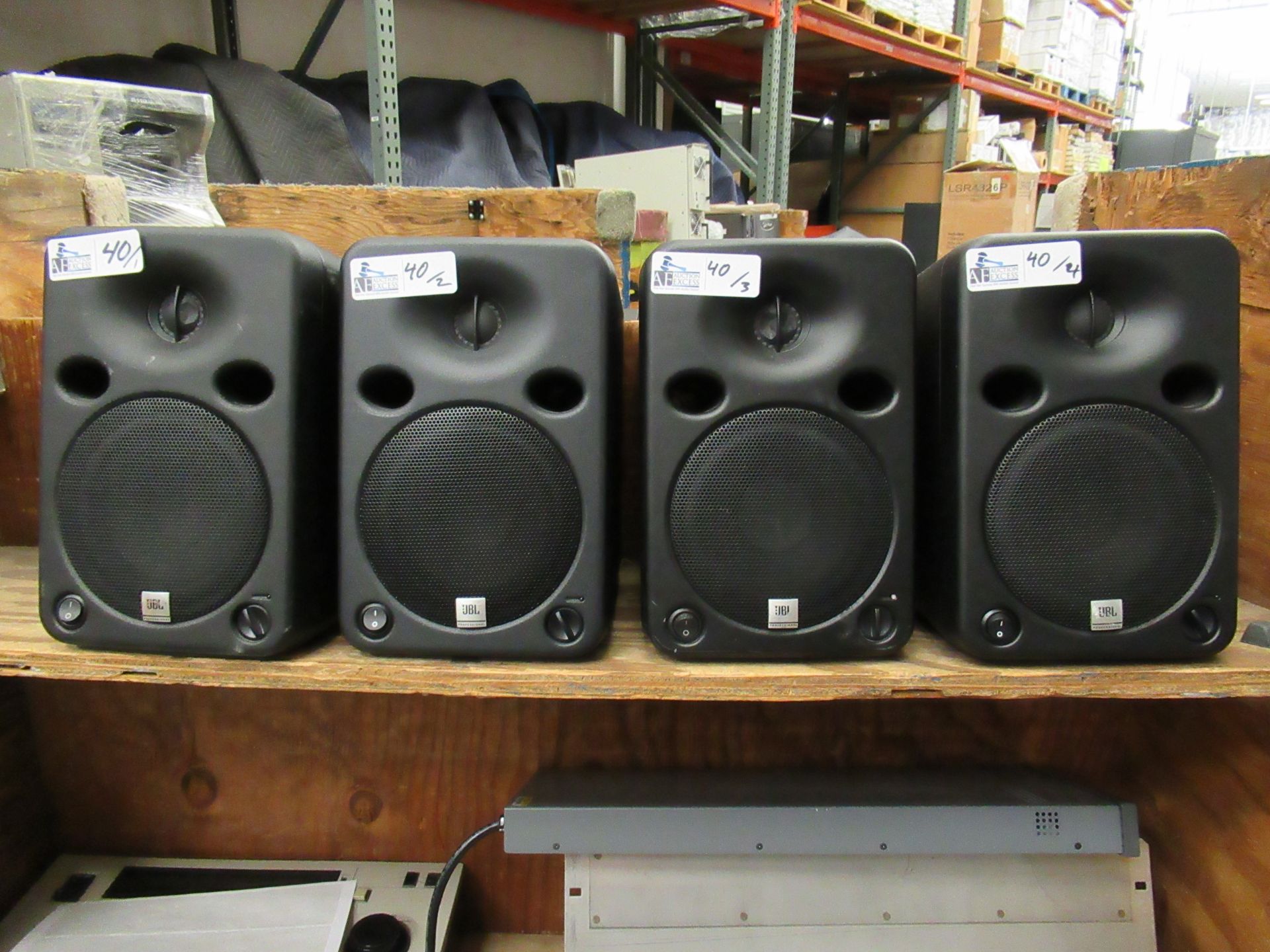 LOT OF 4 JBL LSR 6325P-1 SPEAKERS