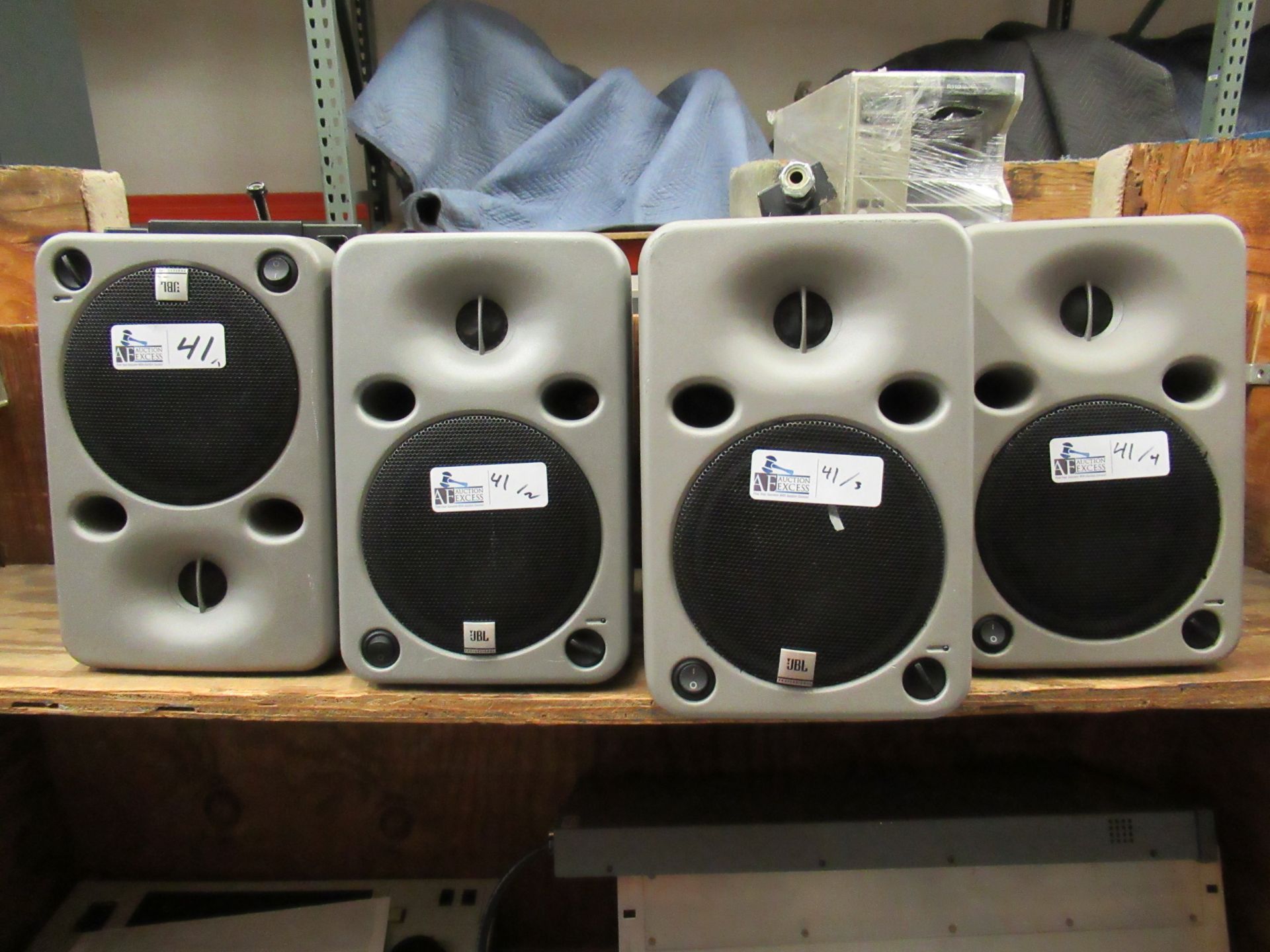 LOT OF 4 JBL LSR 24P SPEAKERS