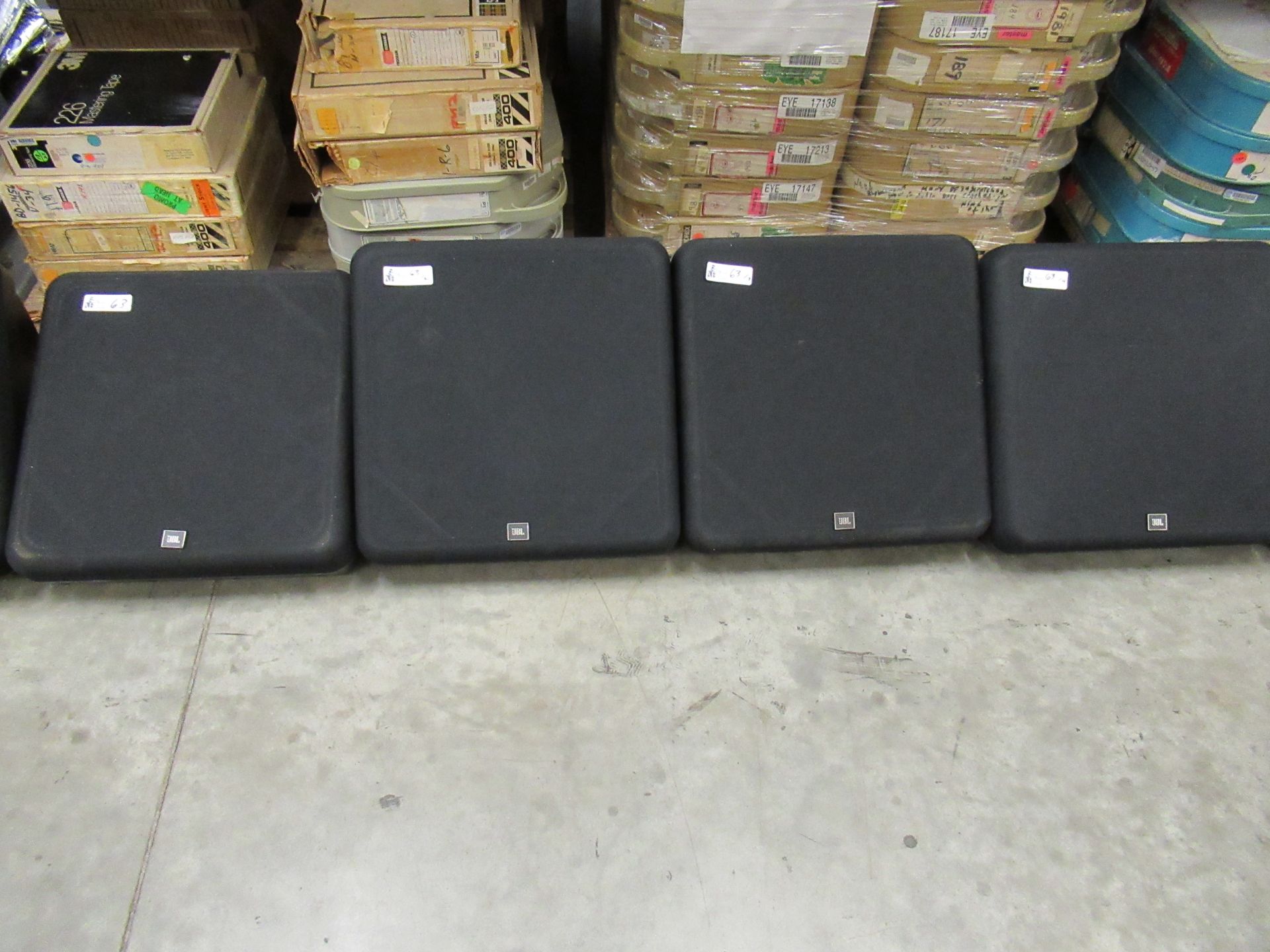 LOT OF 4 JBL THEATER SURROUND SPEAKERS
