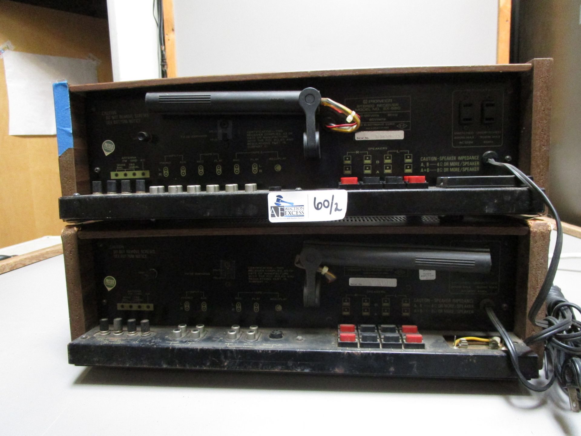 LOT OF 2 PIONEER RECEIVERS - Image 2 of 2