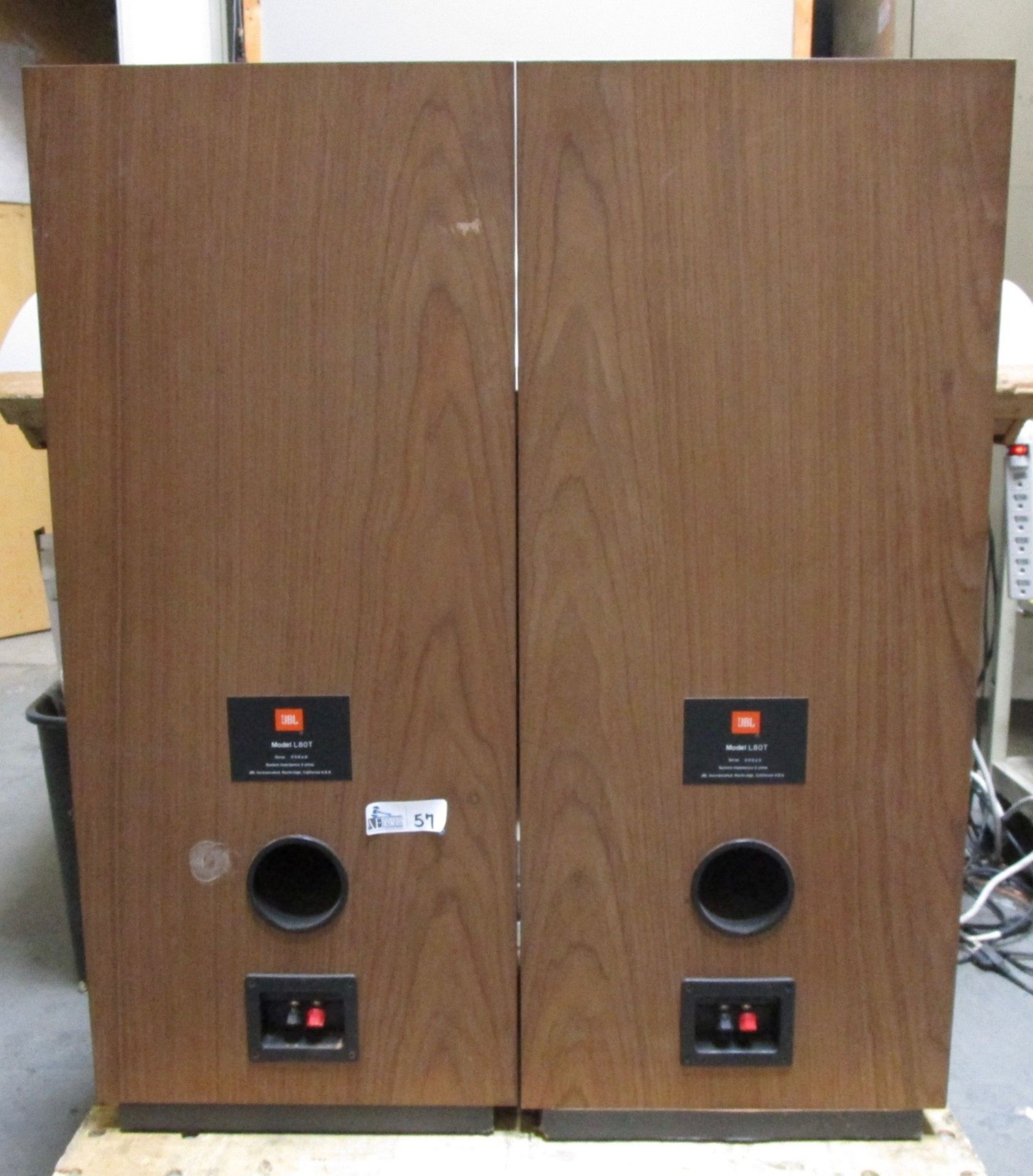 LOT OF 2 JBL L-80T SPEAKERS - Image 3 of 4