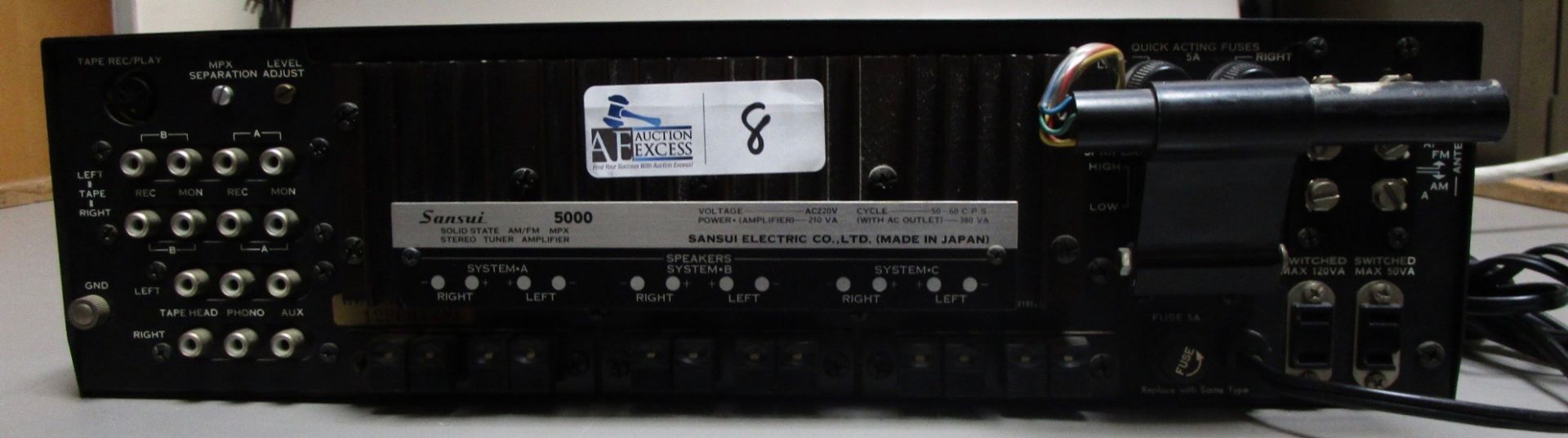 SANSUI 5000 RECEIVER - Image 2 of 2