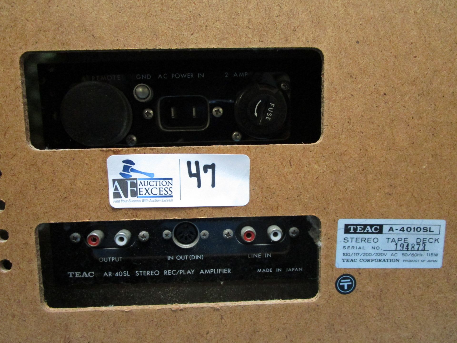 TEAC A-4010 SL REEL TO REEL - Image 3 of 3