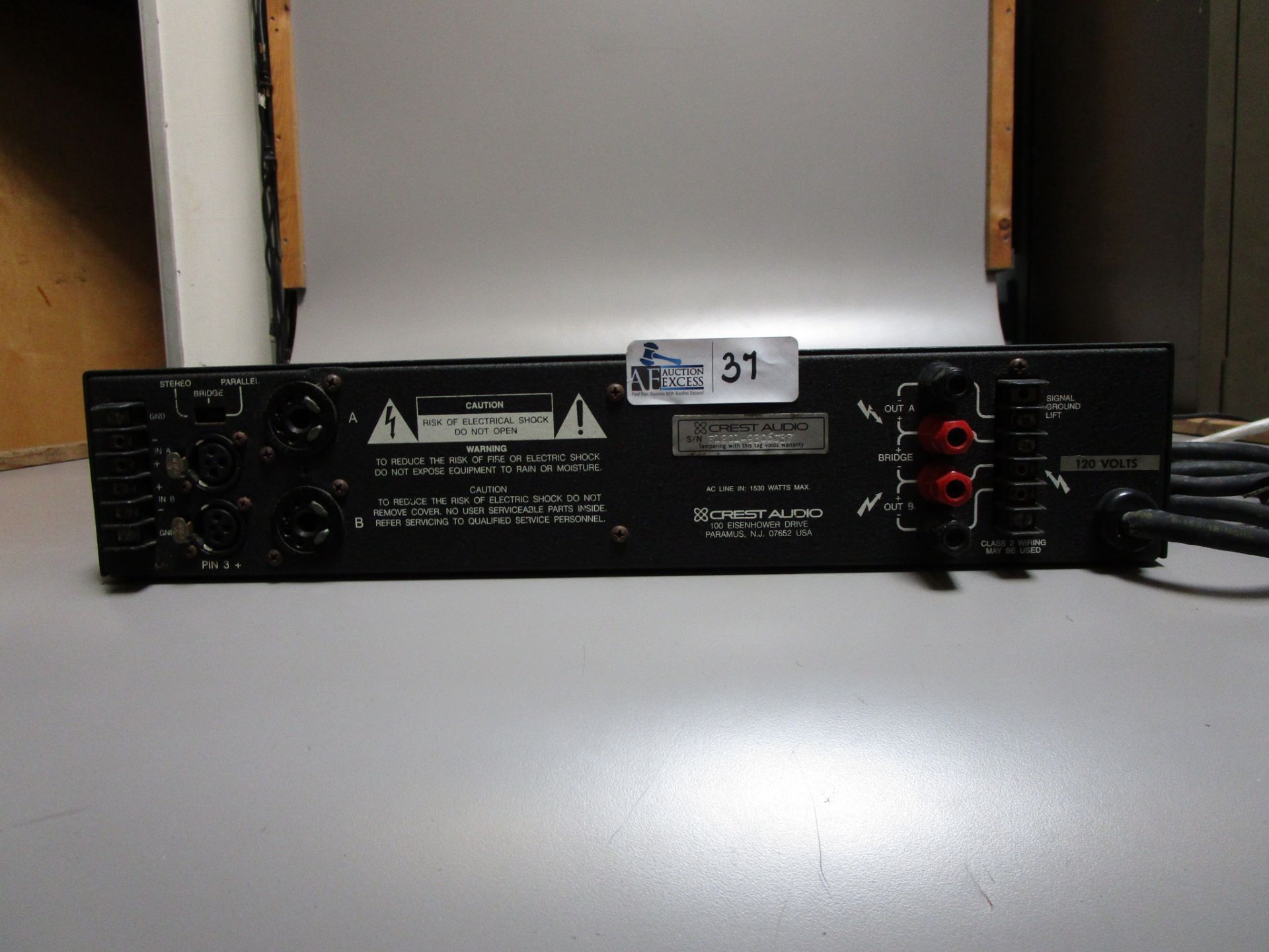 CREST AUDIO FA-1201 AMP - Image 2 of 2