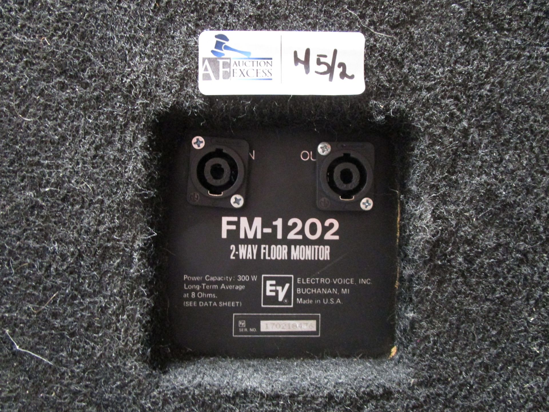 LOT OF 2 EV FM-1202 MONITORS - Image 3 of 3